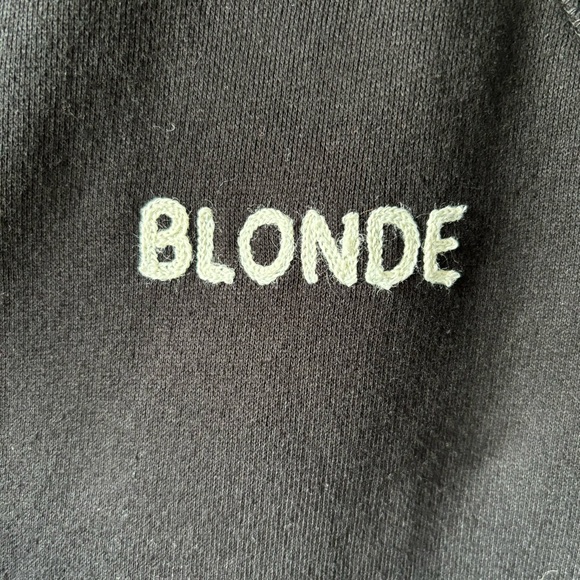 Brunette the label BTL blonde embroidered hoody - Picture 4 of 7